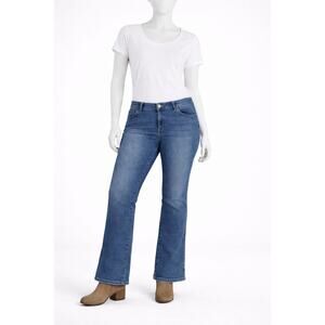 Lee Flex Motion Bootcut Jeans 38x30  Womens Plus Stretch Mid Rise Light Wash